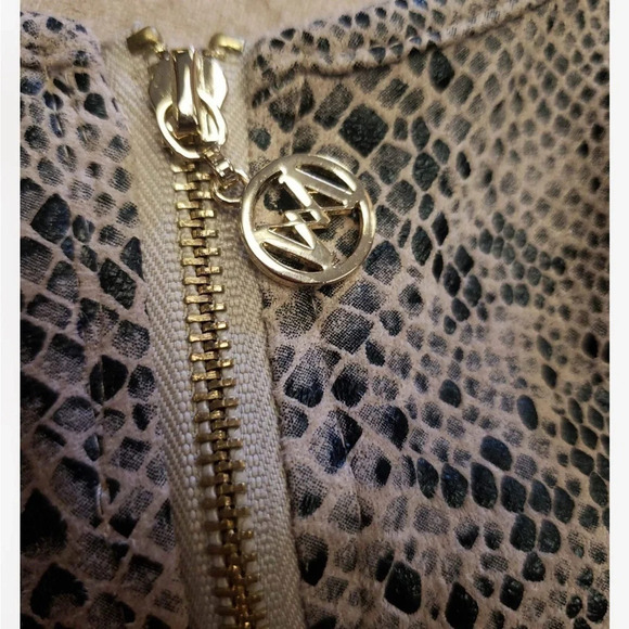 Meshki Snake Skin Print Mini Dress Size Medium - Picture 13 of 14